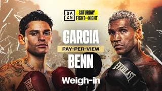 RYAN GARCIA VS. CONOR BENN WEIGH IN LIVESTREAM