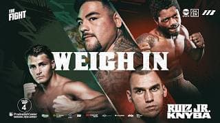 Andy Ruiz Vs Damian Knyba Weigh In | Matchroom Boxing