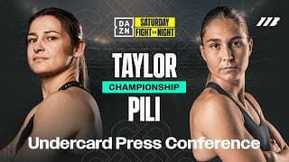 KATIE TAYLOR VS. FLORA PILI UNDERCARD PRESS CONFERENCE LIVESTREAM