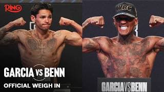 WEIGHT MADE! Ryan Garcia vs Conor Benn | OFFICIAL WEIGH IN