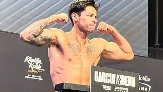 Ryan Garcia MAKES WEIGHT vs Conor Benn | OFFICIAL WEIGH-IN 145.5 LBS