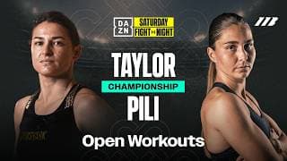 KATIE TAYLOR VS. FLORA PILI OPEN WORKOUT LIVESTREAM