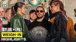 Katie Taylor's FINAL FACE-OFF Of Her Career! Taylor vs. Pili | weigh-in highlights