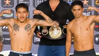 Bam Rodriguez vs Antonio Vargas • WEIGH-IN, FINAL WORDS, & INTENSE FACE-OFF