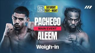 DIEGO PACHECO VS. IMMANUWEL ALEEM WEIGH IN LIVESTREAM