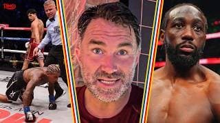 Eddie Hearn DIGS "Weird" Terence Crawford over Boots Ennis Tweets, Talks Conor Benn "F**** Disaster"