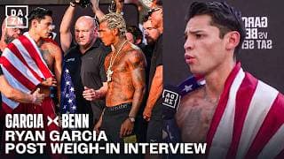 "I'M COMING WITH EVERYTHING" Ryan Garcia's INSTANT REACTION after his face-off with Conor Benn!