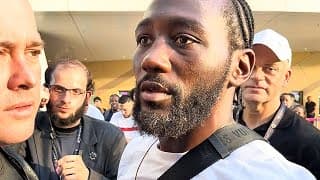 Terence Crawford REACTS to Ryan Garcia vs Conor Benn WEIGH-IN | CHECKS SECURITY