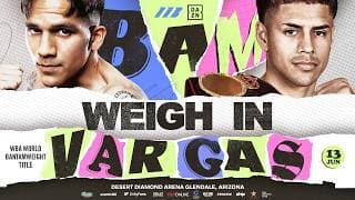 Jesse Bam Rodriguez Vs Antonio Vargas Weigh In | Matchroom Boxing