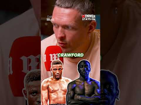 WINNER STAYS ON with Oleksandr Usyk 🥊 #oleksandrusyk #boxing #crawford #winnerstayson
